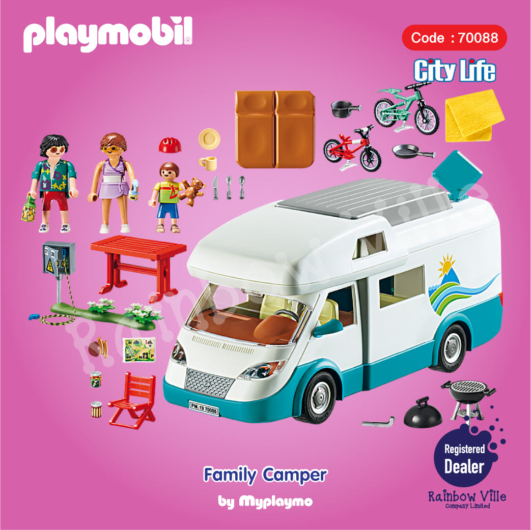 70088 - Playmobil Family Fun - Famille et camping-car