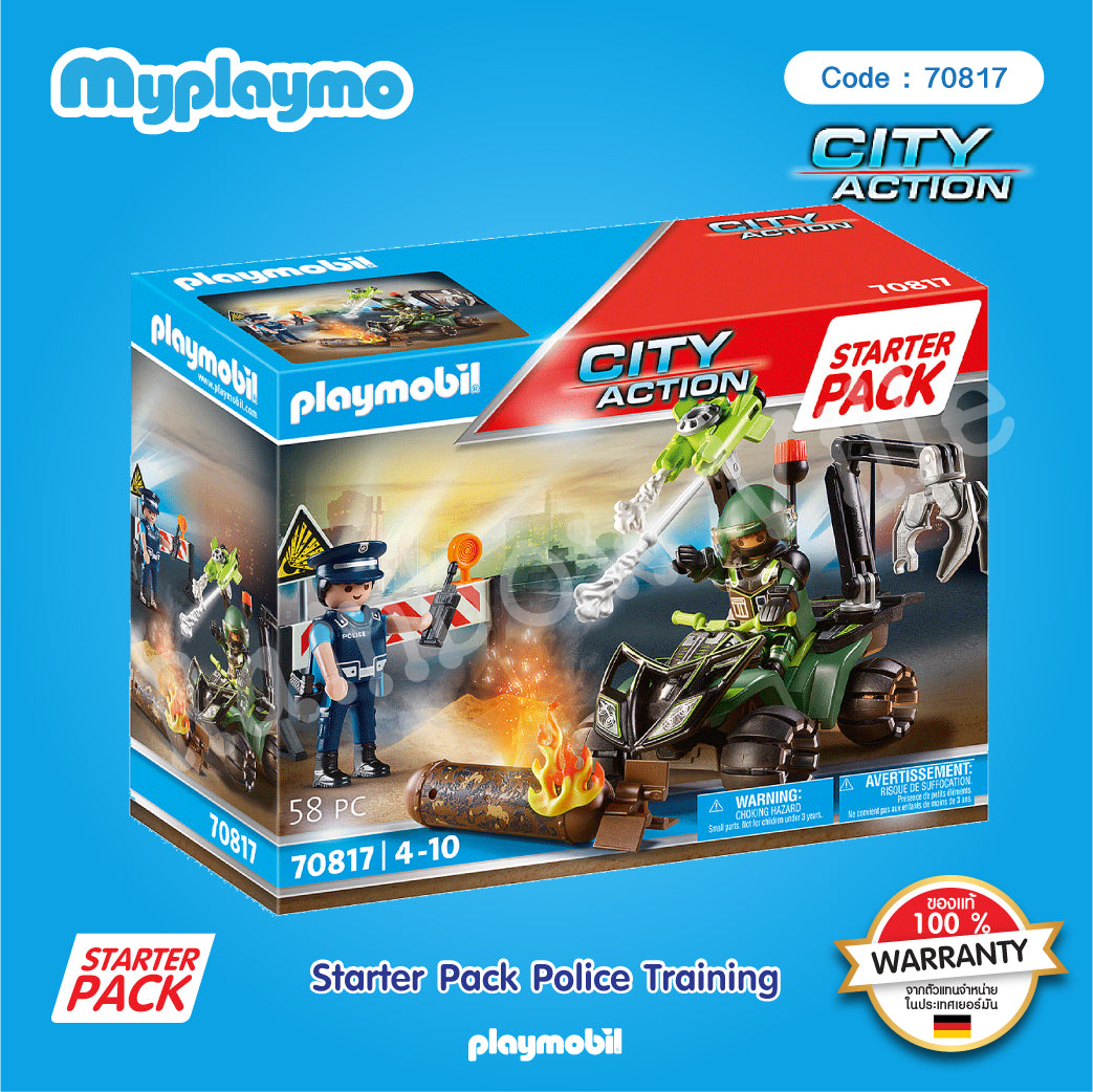 PLAYMOBIL City Action Starter Pack Police Training (70817)